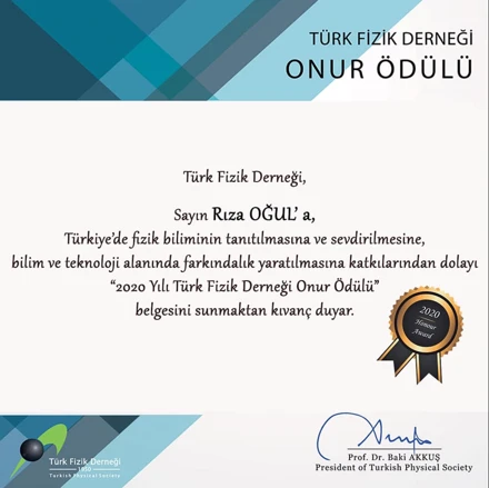 Ödüller ve Tebrikler