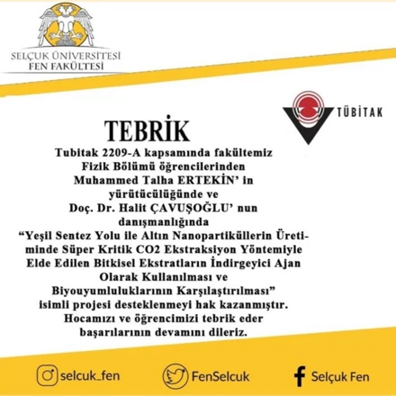 Ödüller ve Tebrikler