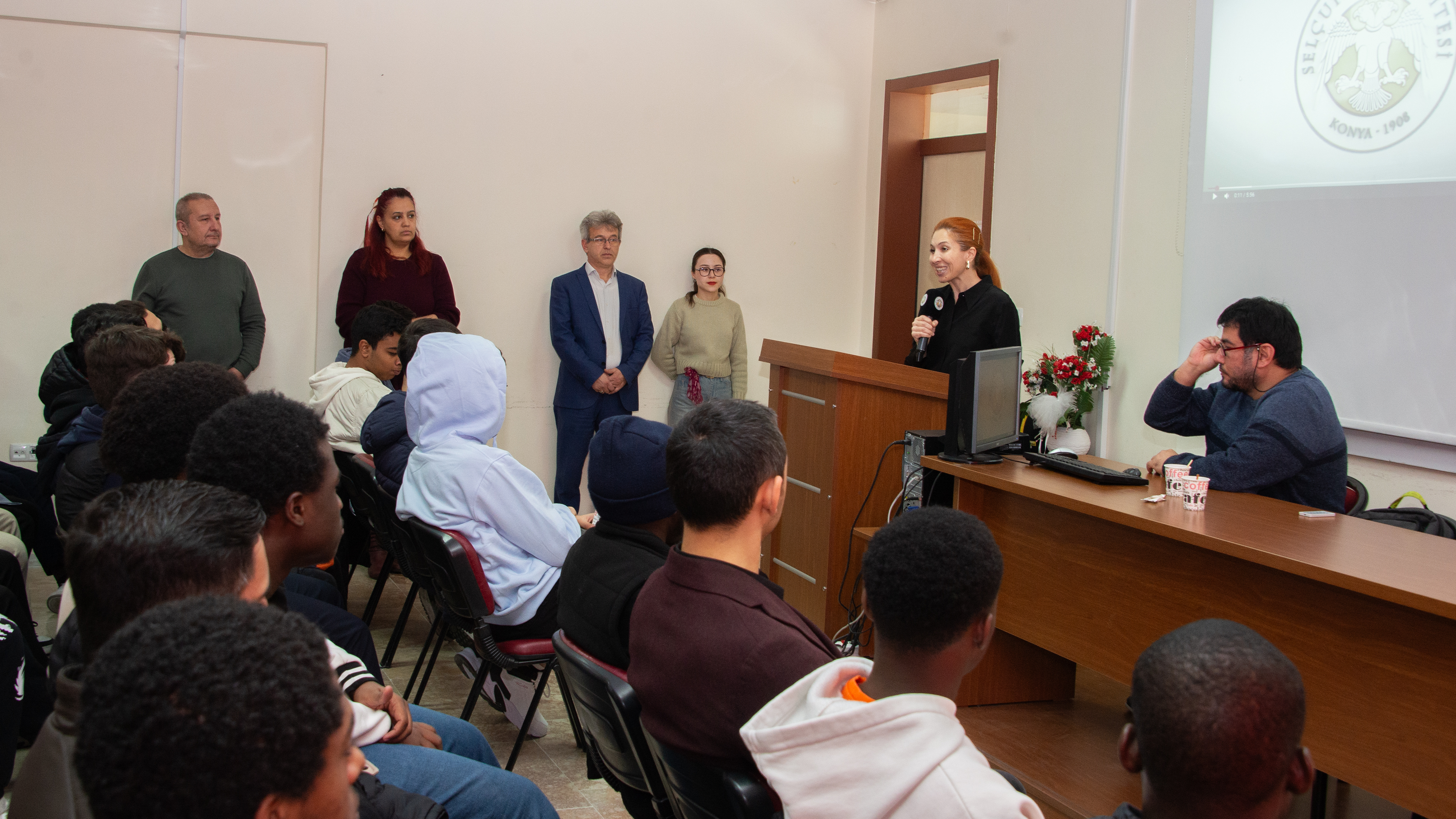 Uluslararası lise öğrencileri Selçuk Üniversitesindeydi