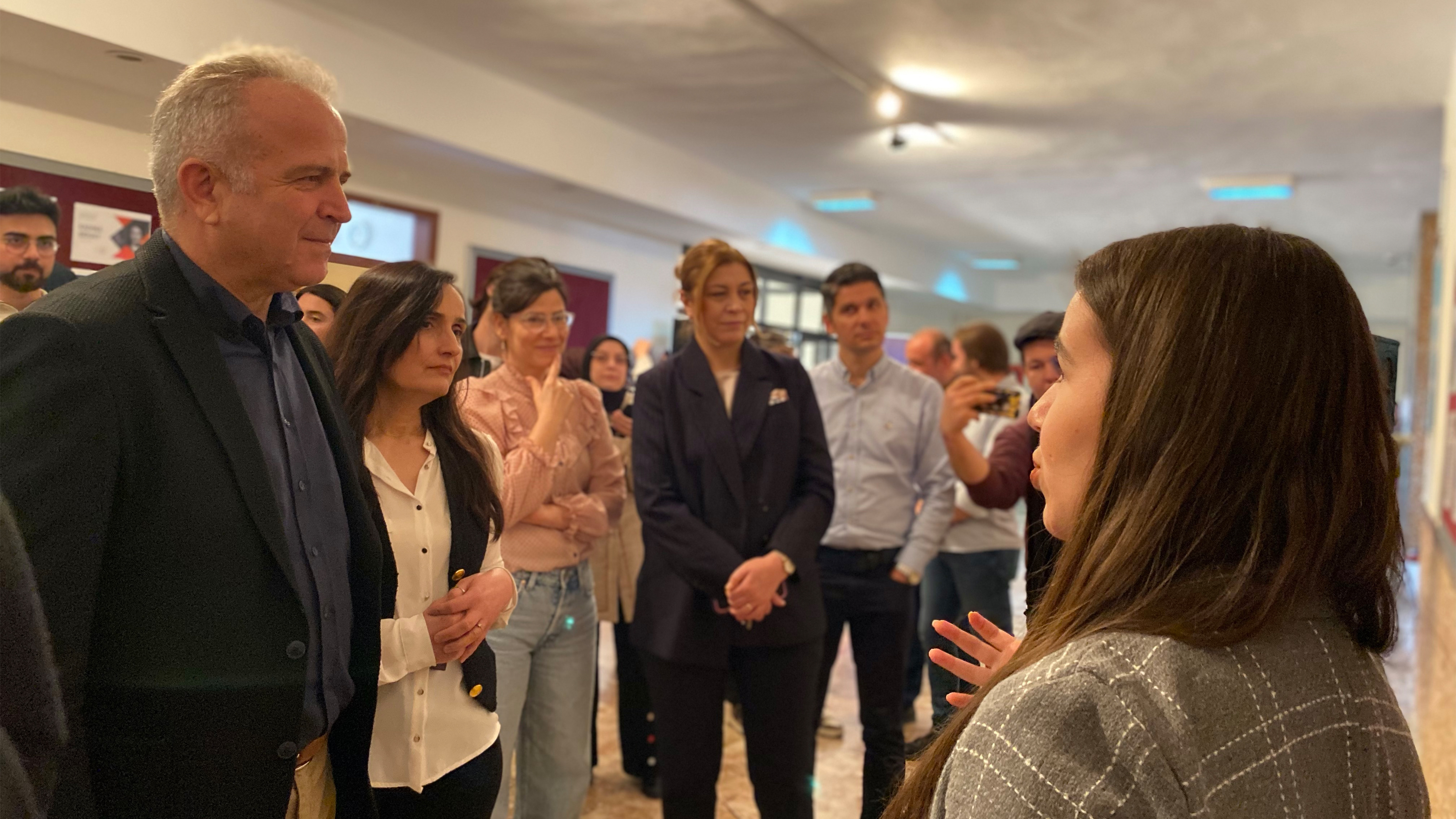 İletişim Fakültesinde “Yüzleşme” adlı sergi açıldı