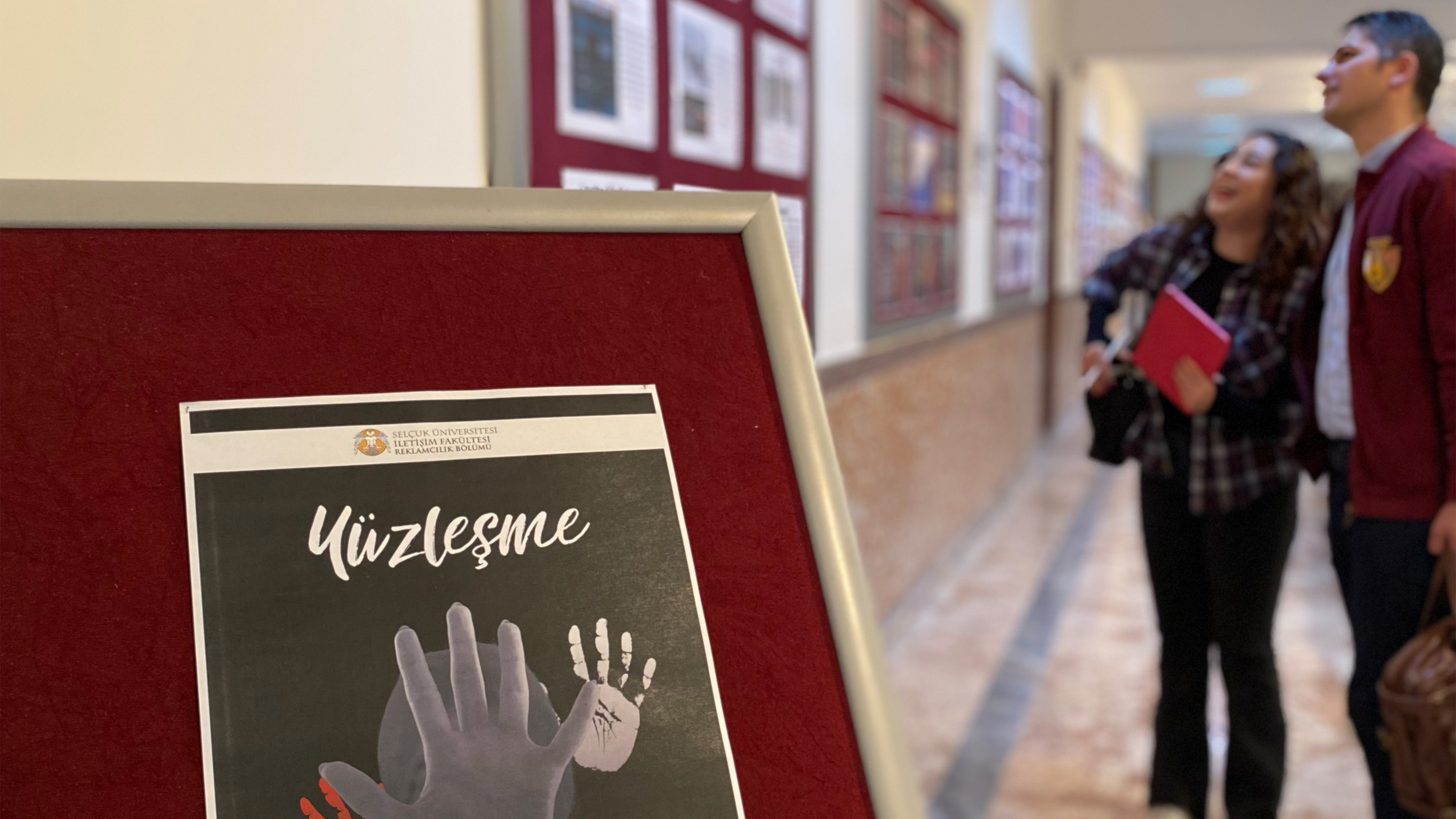 İletişim Fakültesinde “Yüzleşme” adlı sergi açıldı