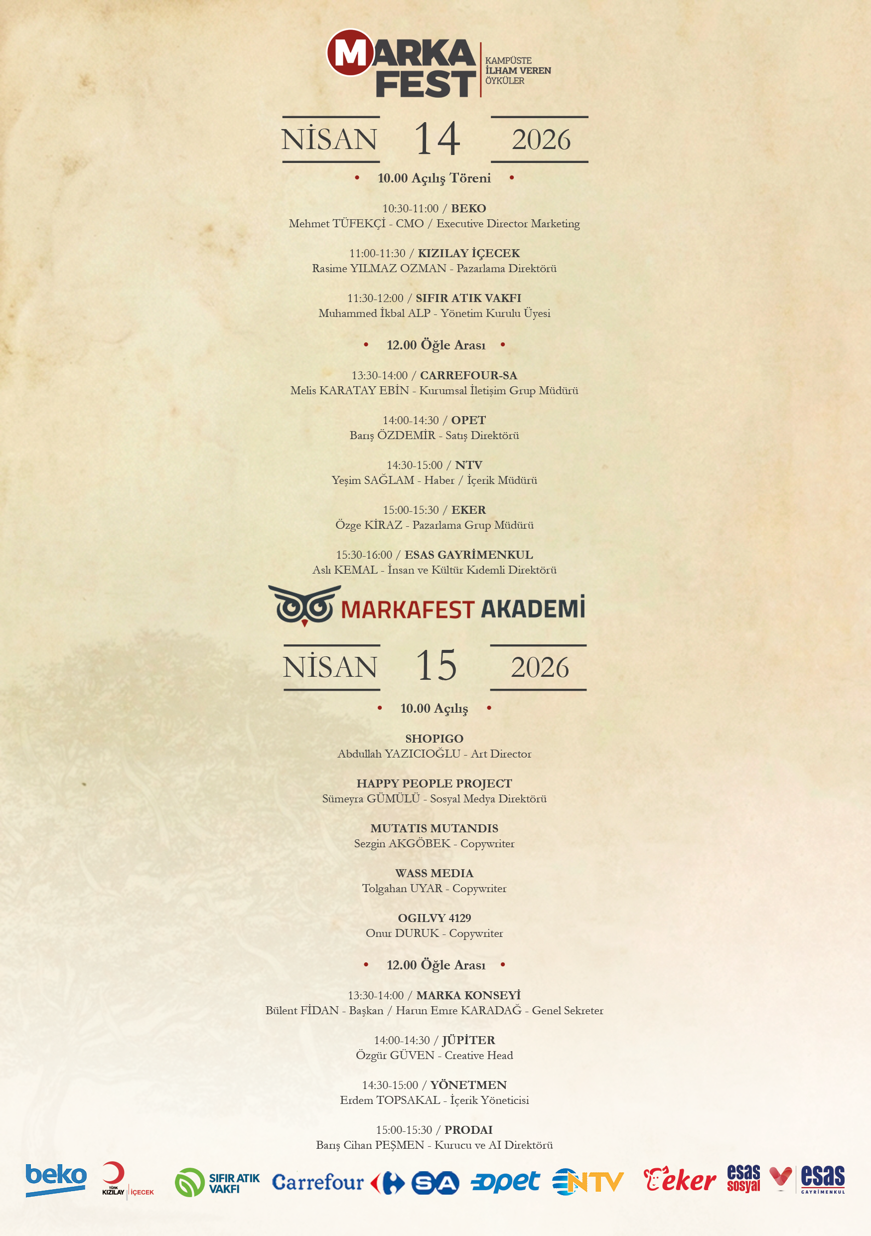 MARKAFEST '26 'Kampüste İlham Veren Buluşmalar'