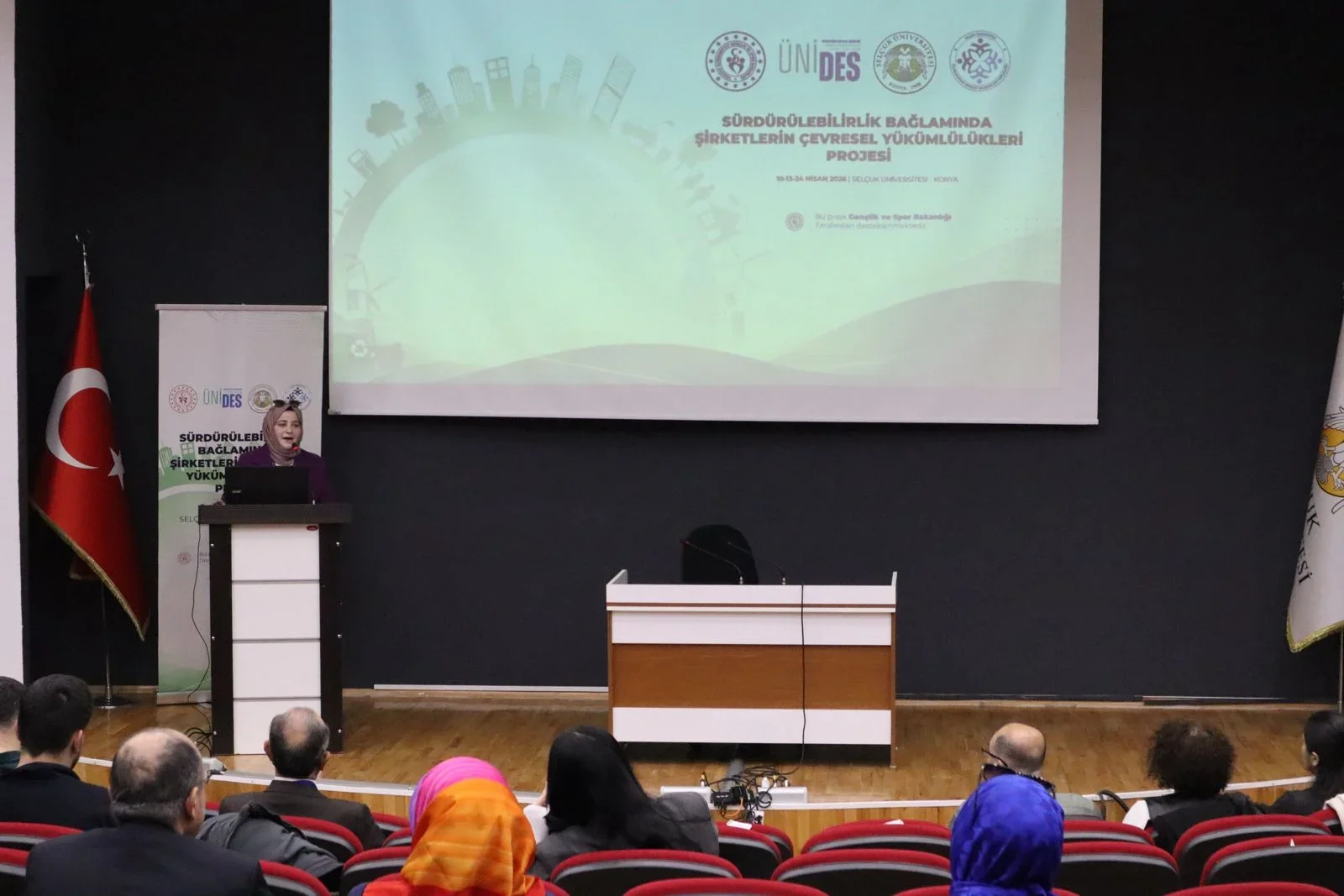 "Sürdürülebilirlik ve Çevresel Yükümlülükler" Başlıklı ÜNİDES Projesi Lansmanı Gerçekleştirildi