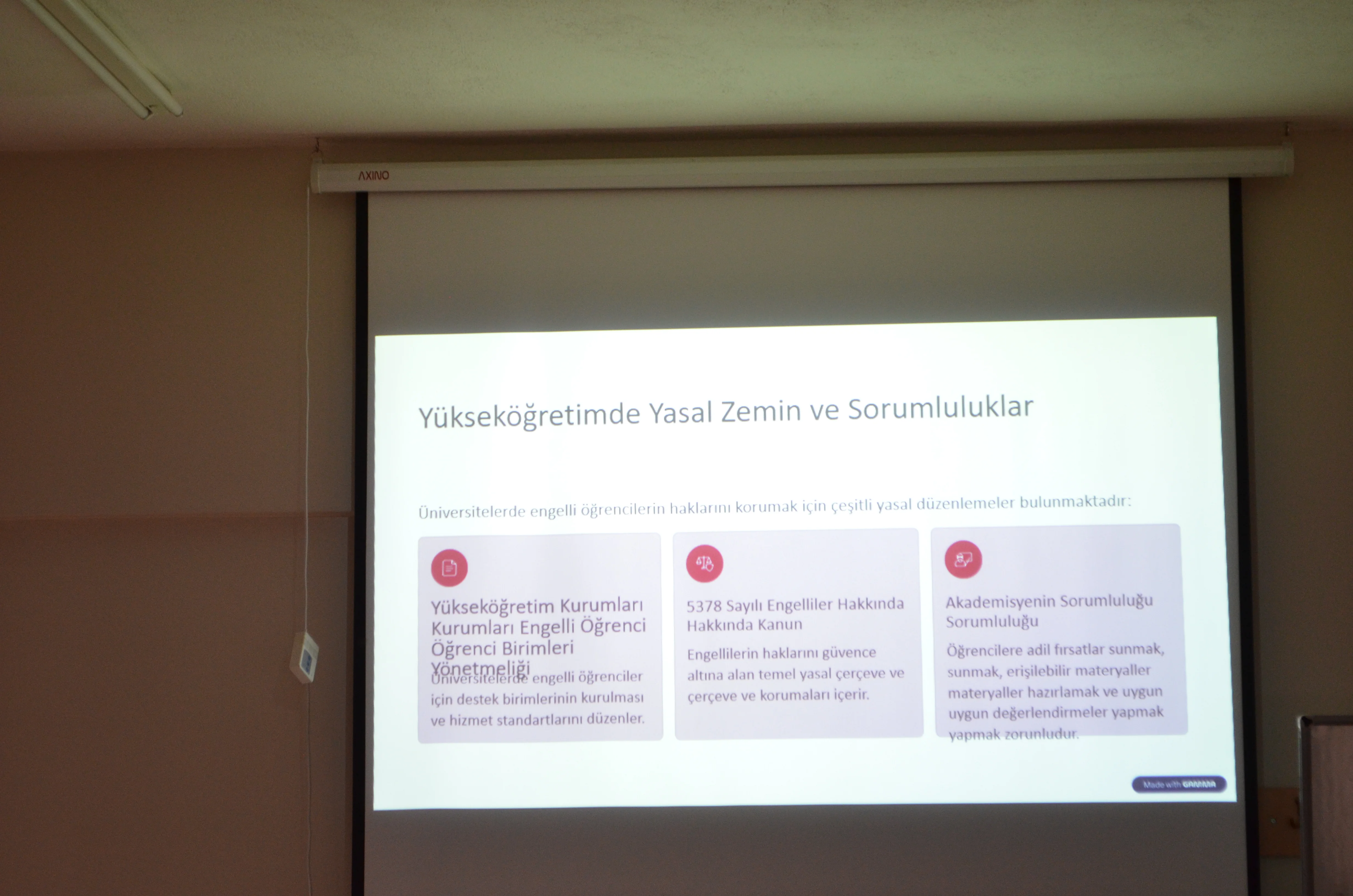 Engel Grupları ve Özel Eğitim Semineri Gerçekleştirildi